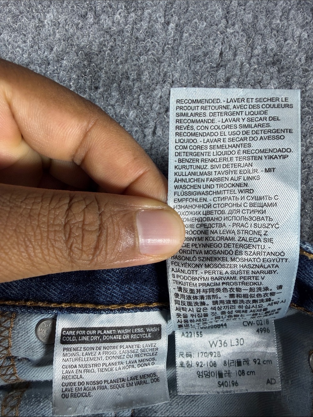 Levi's 517 Men's Dark Blue Bootcut Jeans - Picture 8 of 8